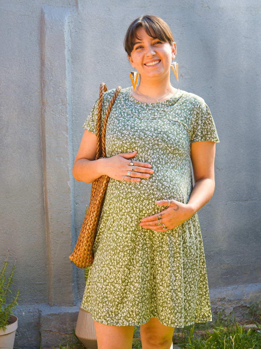 Vestido Maternal y Lactancia Verde – Mitima