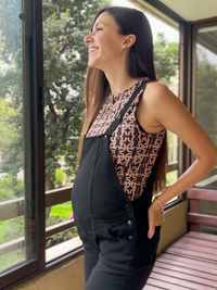 Jardinera Maternal Negra Larga