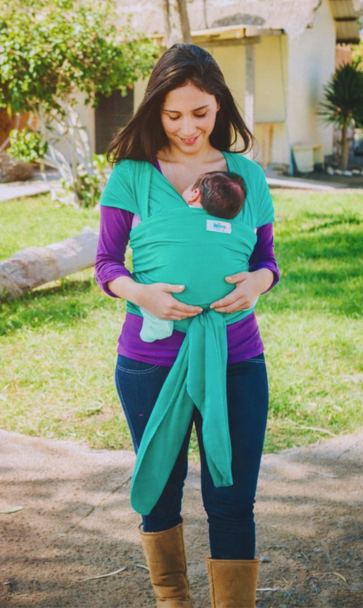 Portabebé Fular Aqua