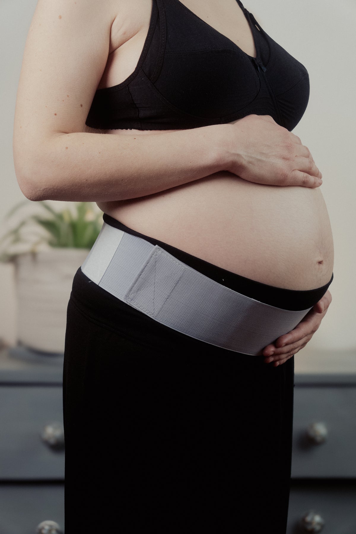 Faja Prenatal (soporte abdominal) Gris