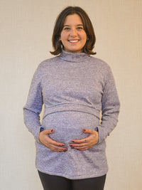 Polerón Maternal y Lactancia Lila