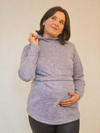 Polerón Maternal y Lactancia Lila
