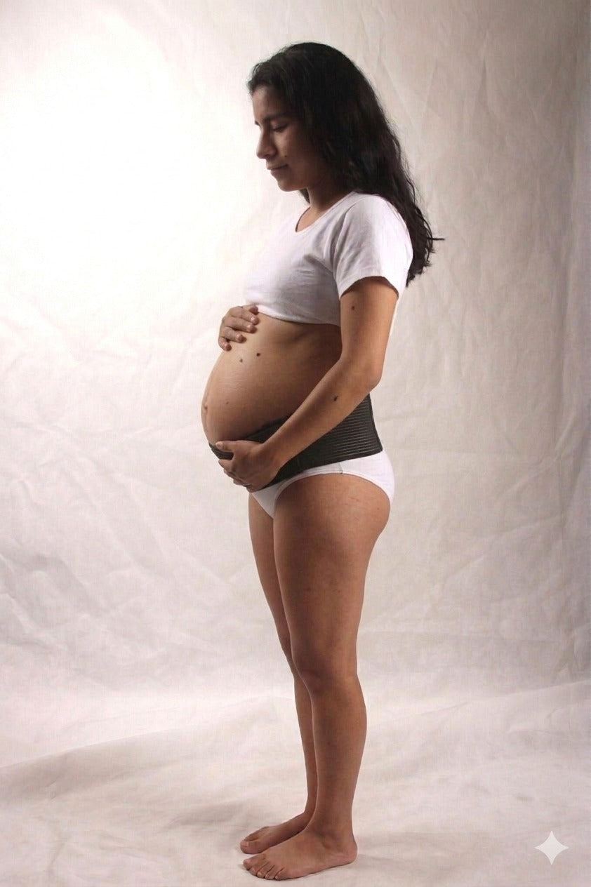 Faja Prenatal (soporte abdominal) Negro
