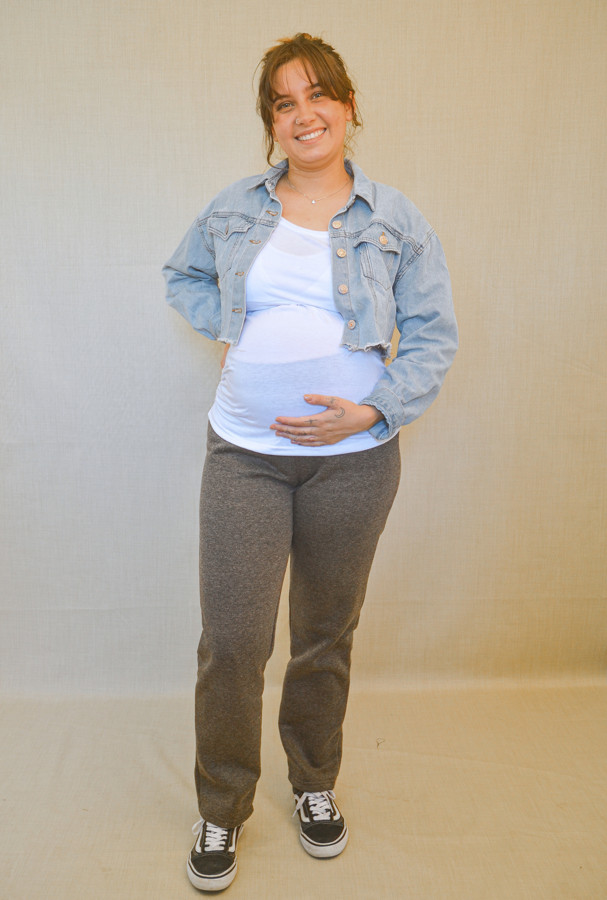 Jogger Maternal Basic Gris