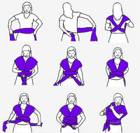 FULAR APEGO ALGODÓN PORTEO PORTABEBE COMO USAR