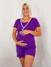 Camisolas y pijamas embarazo. Pijamas para lactancia mujer premamá Chile. Camisa de dormir para maternidad. Ropa maternal. Camisón de embarazada. Tienda online. Maternity. Ropa interior. Envío a todo Chile. Económica. Fular. Faja post parto. Moda juvenil.
